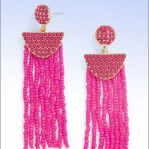 BAUBLEBAR TAROT Hot Pink Beaded Deco Drop Tassel
